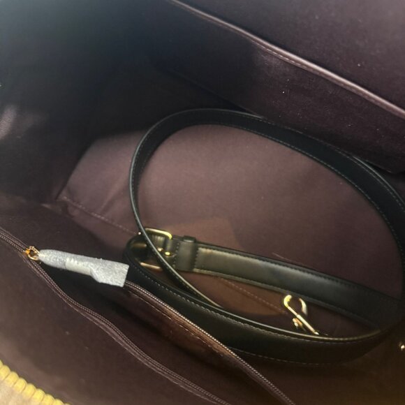 coach Rowan Large Satchel Bag In Signature Canvas cv959 - Picture 7 of 8